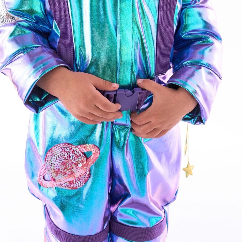 Pottery Barn Kids Space Adventurer Costume - Blue and Purple - Picture 5 of 7